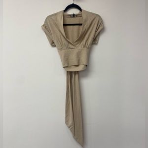 Express Crop Tie Up Shirt